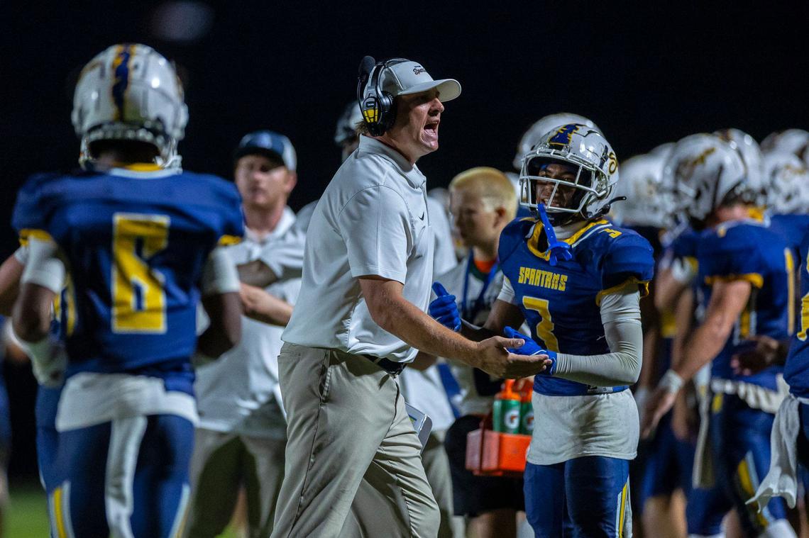 Chad Pennington coached Sayre to the Class A state championship last season, the first for the school.