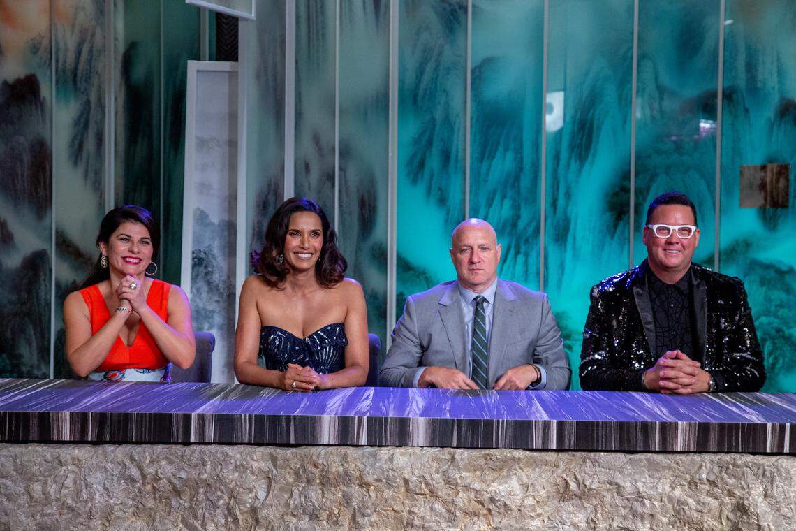 “Top Chef” judge Nilou Motamed, host Padma Lakshmi, head judge Tom Colicchio and judge Graham Elliot named the winner of “Top Chef” Kentucky after a 90-minute show featuring some phenomenal food.