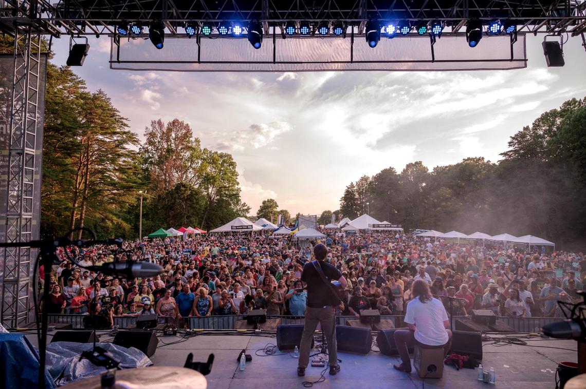 The Masters Musicians Festival draws a crowd to the Festival Field at Somerset Community College. This years music festival will be the 32nd and the first since a deadly tornado hit the community.