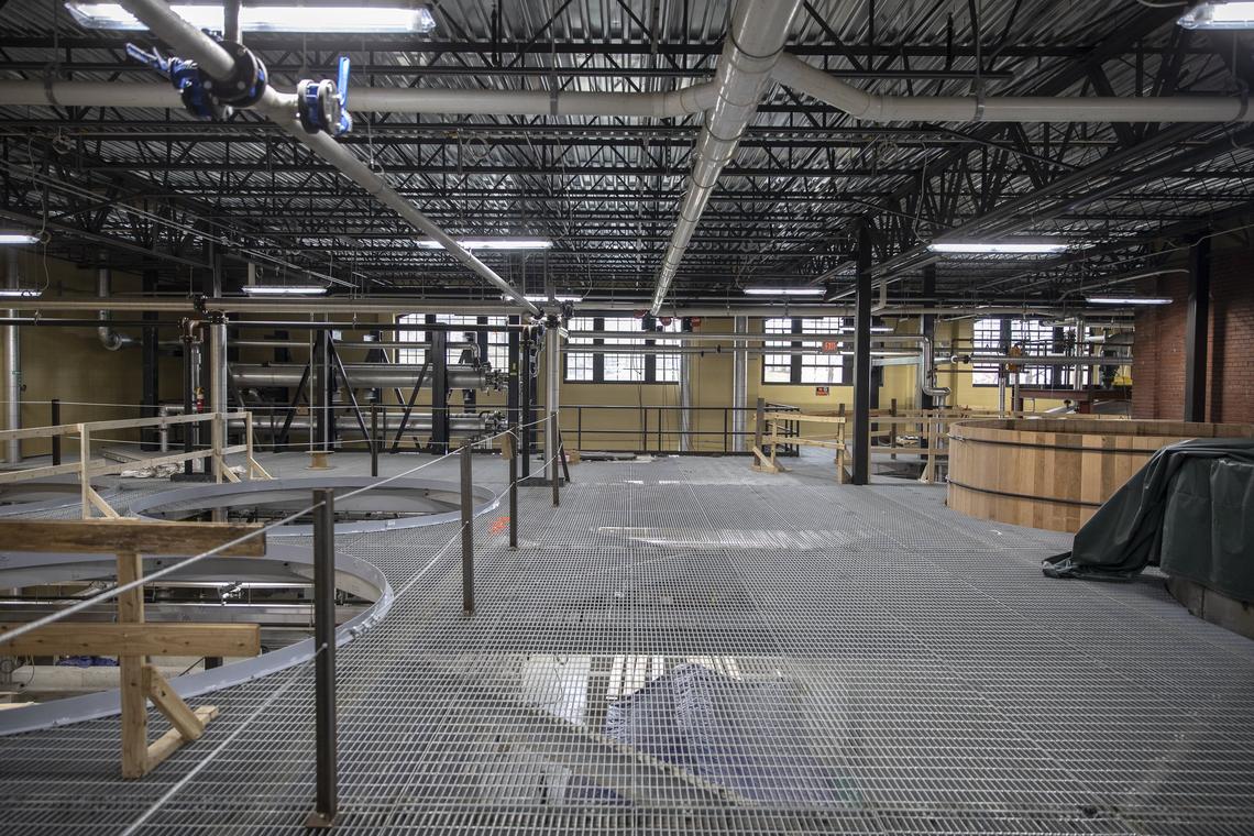 The distillery at Four Roses is celebrating a $55 million expansion that is doubling distilling capacity.