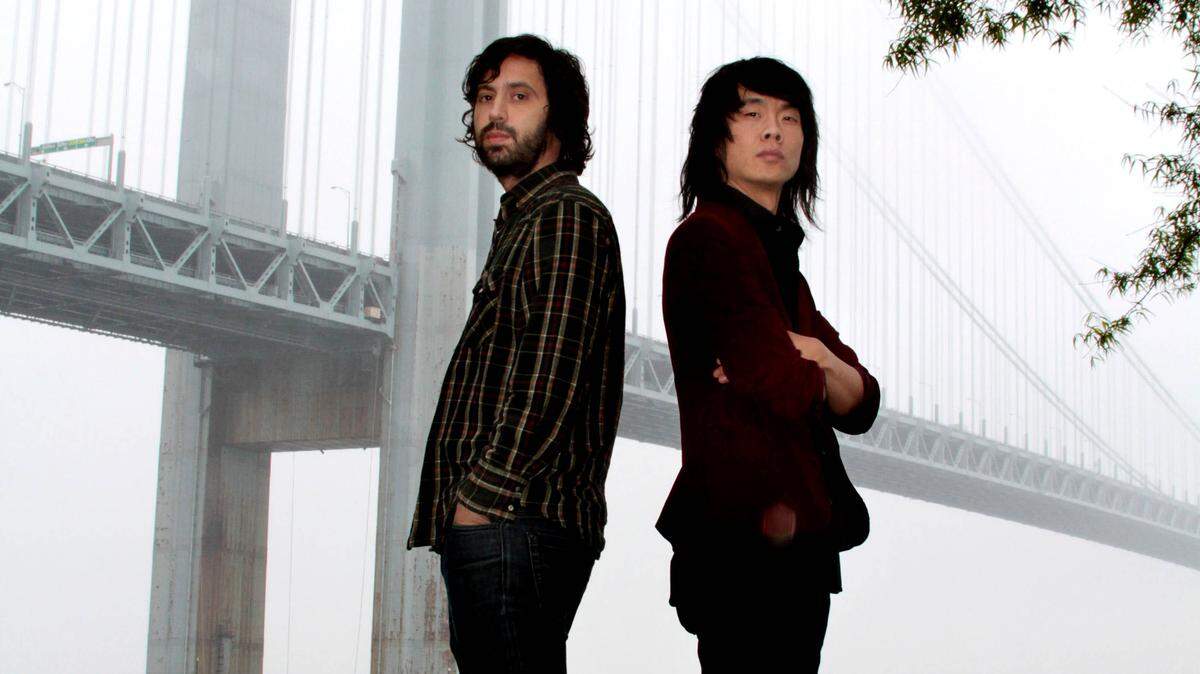 Bassist Mark Palgy, left, and guitarist Craig Pfunder, who founded VHS or Beta in Louisville, now call Brooklyn, N.Y., home.