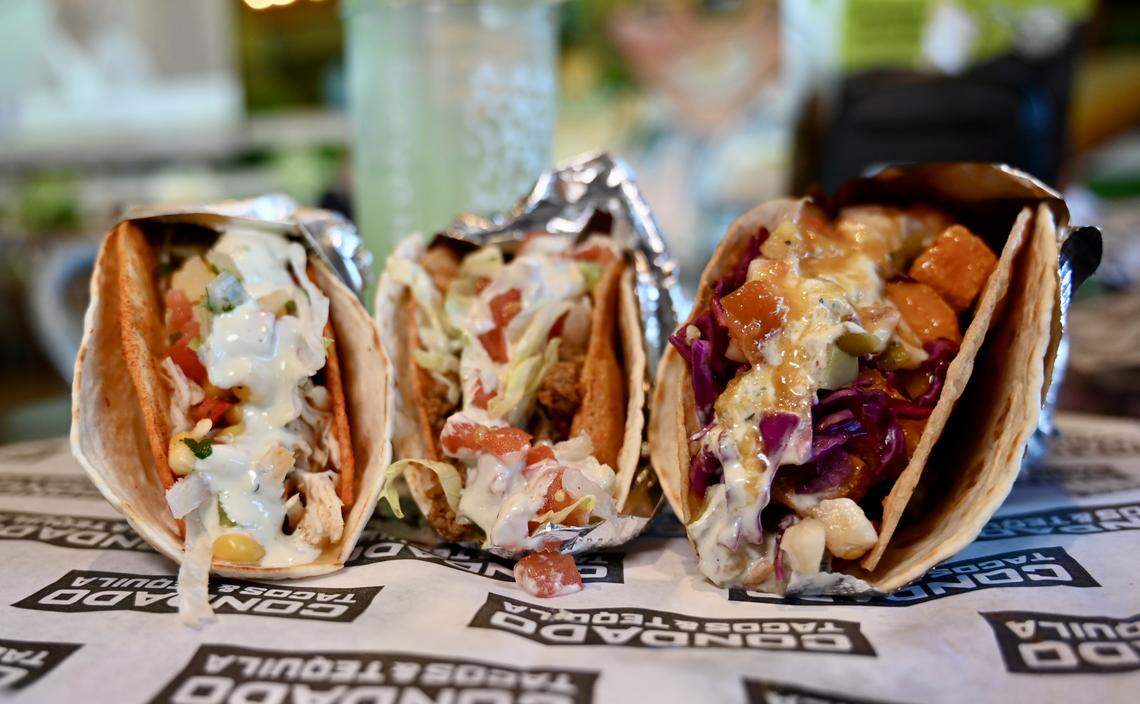 From left, Condado’s Lucy’s Fire, Blue Dream and Rango Tango