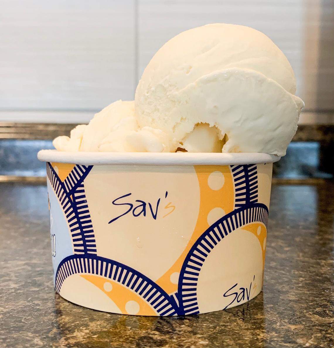 Bourbon Honey Gourmet Ice Cream from Sav’s. The ice cream will still be sold at a places around Lexington.