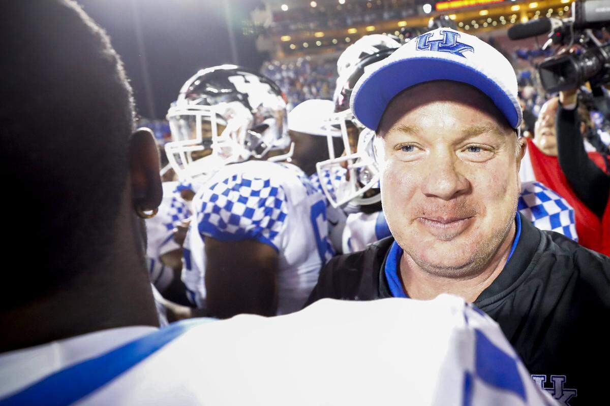 Mark Stoops was named SEC Coach of the Year by the Associated Press Monday. The Kentucky head man will try to lead the Wildcats to their first 10-win season since 1977 in the VRBO Citrus Bowl against Penn State on New Year’s Day.