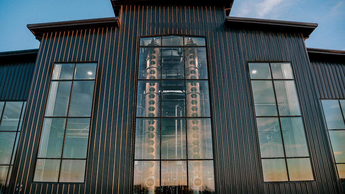 Garrard County Distilling Co. opened this winter in Lancaster with two new column stills and a distilling capacity that makes it the largest all-new distillery. The first barrels were filled on Jan. 2, 2024.