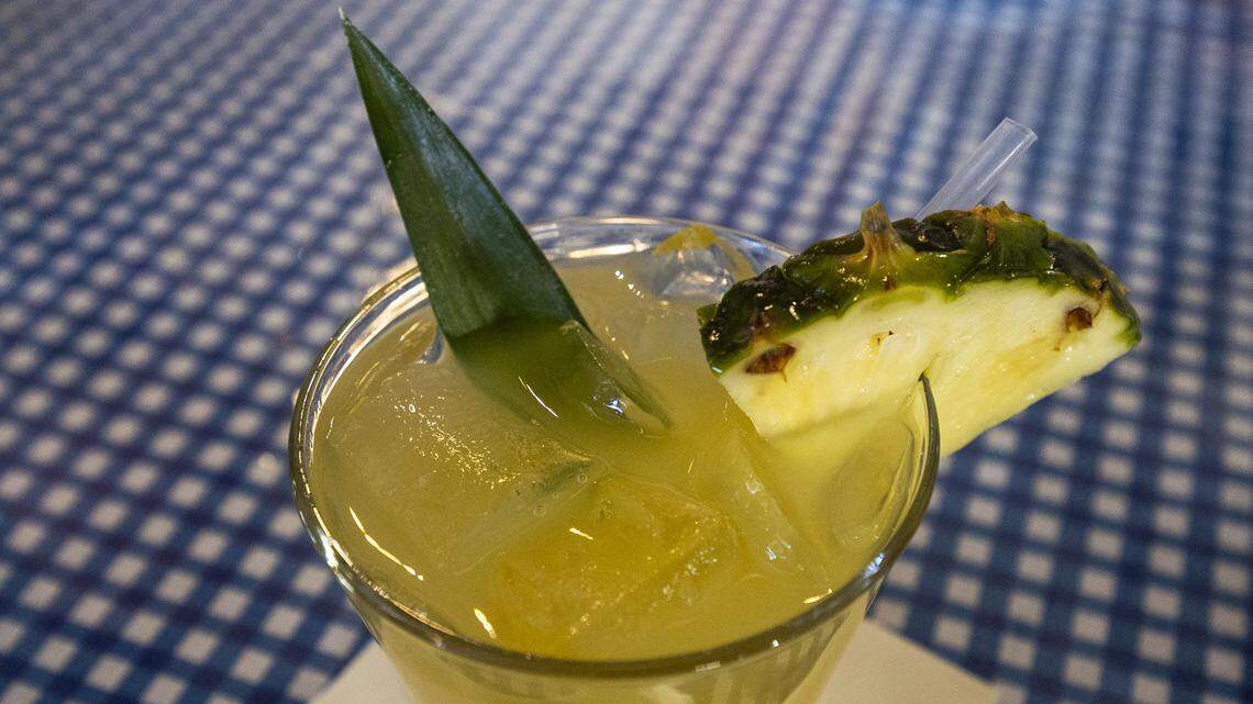 A pineapple ginger fizz mocktail ($7) made with pineapple juice, ginger beer at the Black Squirrel. The new Versailles breakfast and lunch restaurant will have a full-service bar.