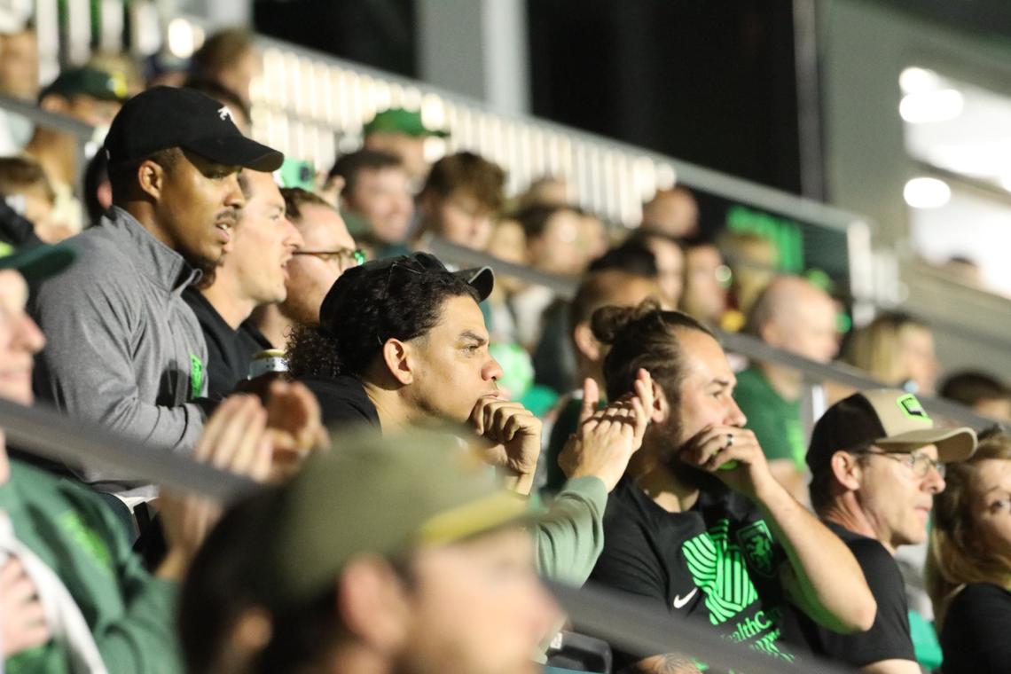 Lexington Sporting Club fans watch as LSC plays a USL League One match against One Knoxville SC at Lexington SC Stadium on Sept. 13. Both LSC’s men’s and women’s professional teams have now played a match at the new stadium.