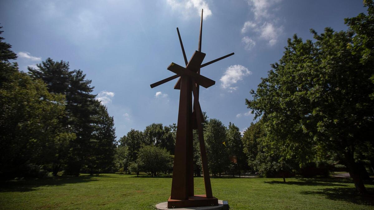 The “La Tour” sculpture by John Henry Sculpture, at Ashland, the Henry Clay Estate, photographed Tuesday, July 9, 2019.