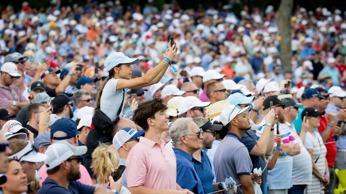 Xander Schauffele steals show as Valhalla crowds flock to see Justin Thomas, Tiger Woods