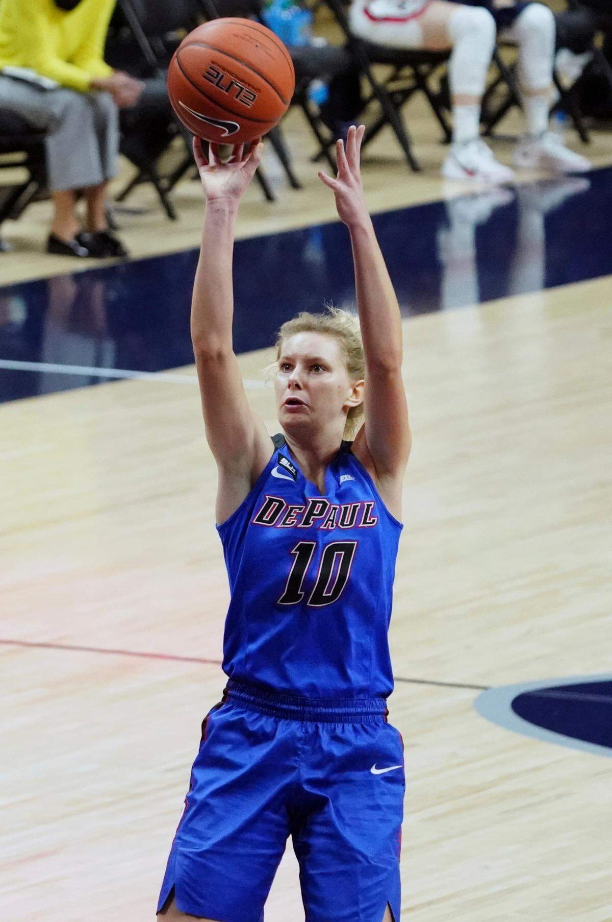 Lexi Held, who scored more than 2,000 points during her high school career in Kentucky, has twice been named to the All-Big East First Team at DePaul.