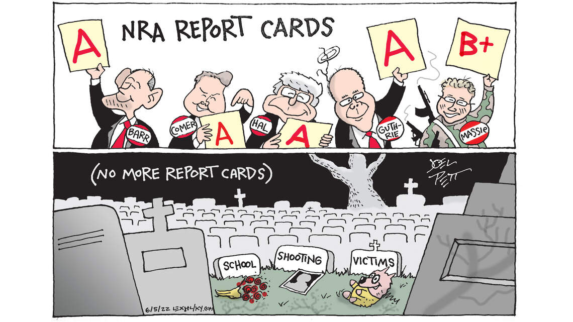 Joel Pett: All A’s for Kentucky’s Congressional Delegation