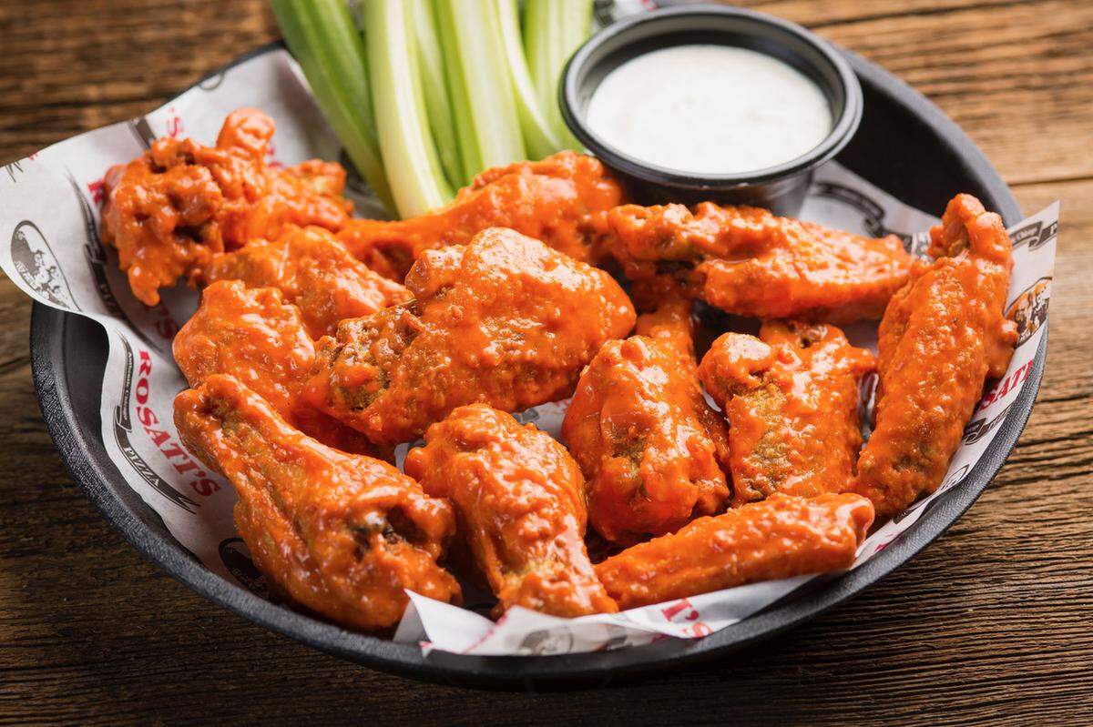Rosati’s Pizza, which will be opening in June off Nicholasville Road and Malabu Drive, also offers wings on the menu.