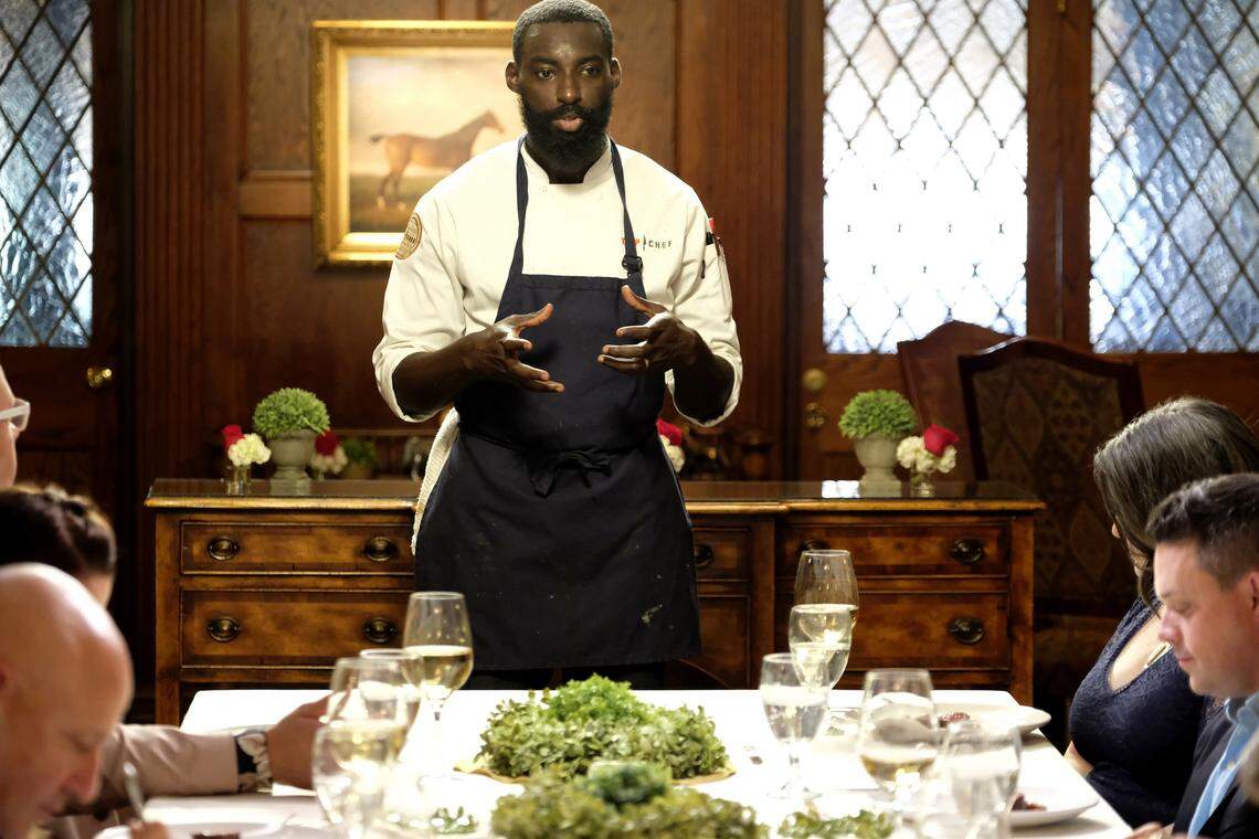 Chef Eric Adjepong looks like the one to beat at this point on “Top Chef” Kentucky. How will he fare at Keeneland?