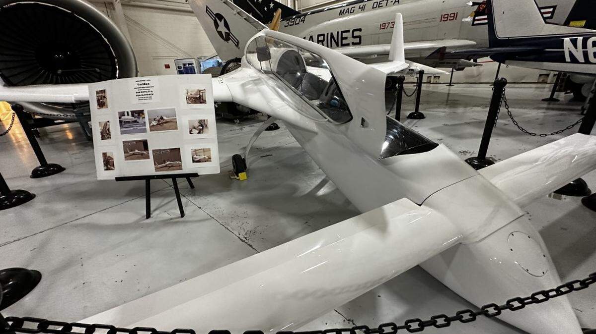One of the airplanes at the Aviation Museum of Kentucky.