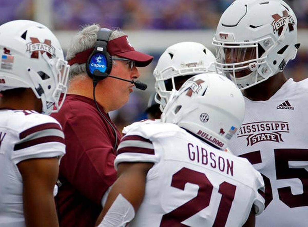Mississippi State Coach Joe Moorhead will seek to lead the Bulldogs to their fifth straight win over Kentucky in Starkville. The Wildcats have not won at Davis Wade Stadium since 2008, when true freshman quarterback Randall Cobb directed UK to a 14-13 victory.