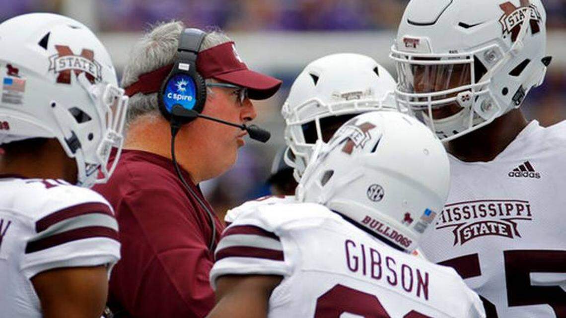 Joe Moorhead is off to a 3-0 start as the first-year head coach at Mississippi State. Moorhead leads his Bulldogs into Kroger Field on Saturday night to take on unbeaten Kentucky.