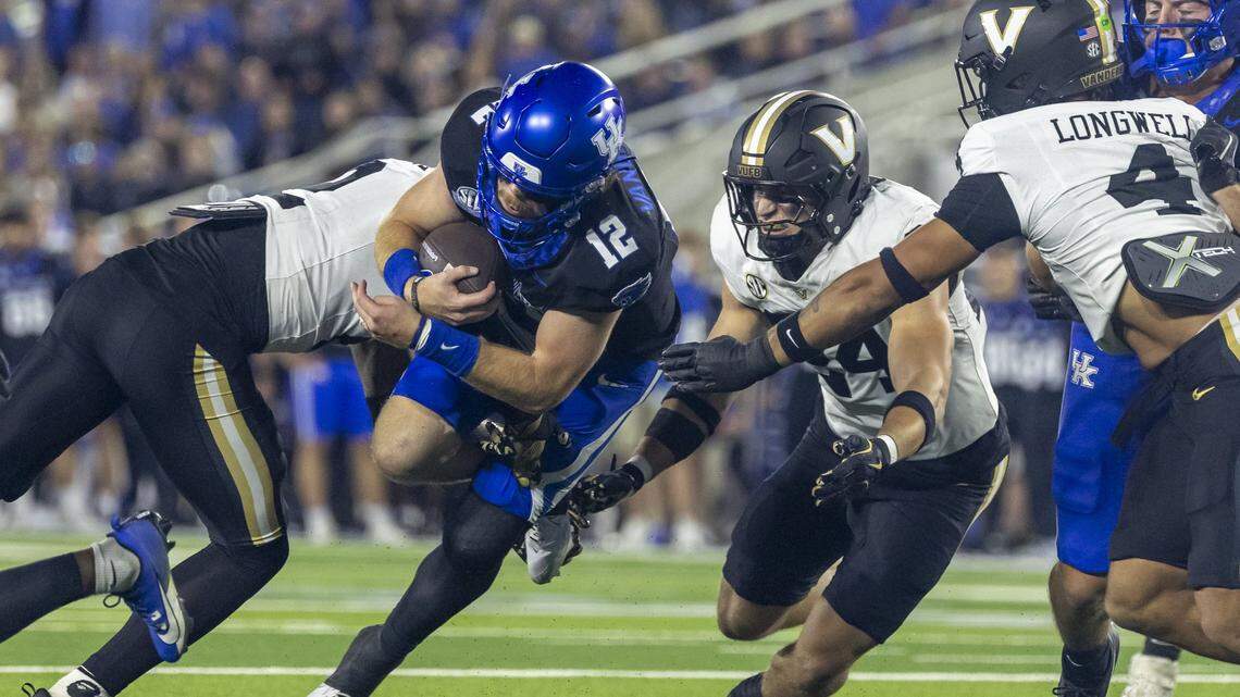 Kentucky football’s positive momentum stalls again with loss to Vanderbilt after bye
