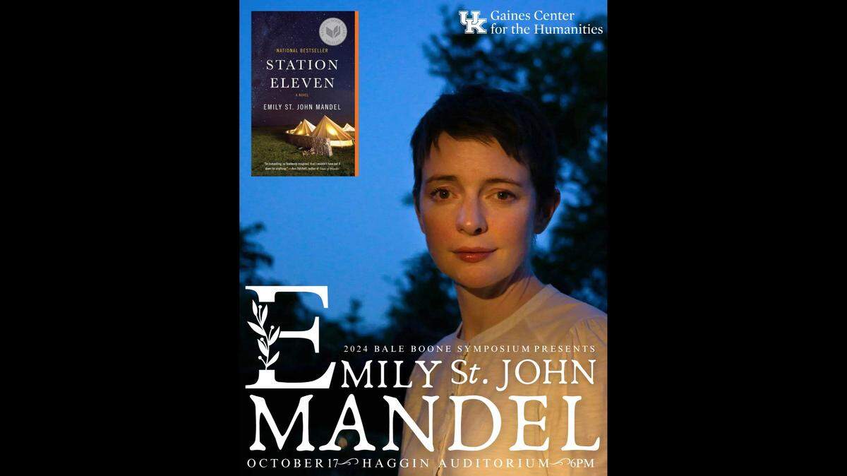 Emily St. John Mandel will speak in Lexington on Oct. 17.