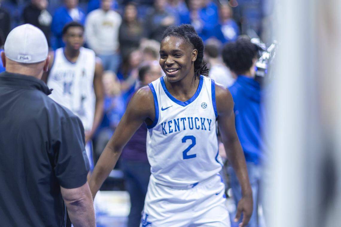 Jasper Johnson averaged 4.9 points and 1.6 assists in 12.0 minutes per game for Kentucky during the 2025-26 season.