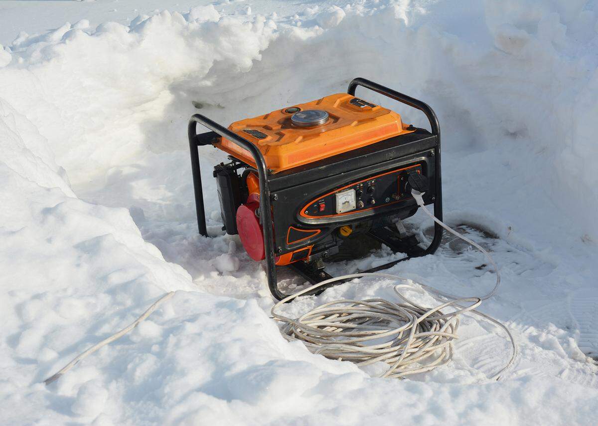 If you have a generator, never run it inside your home or garage. Carbon monoxide fumes can build up and become deadly.