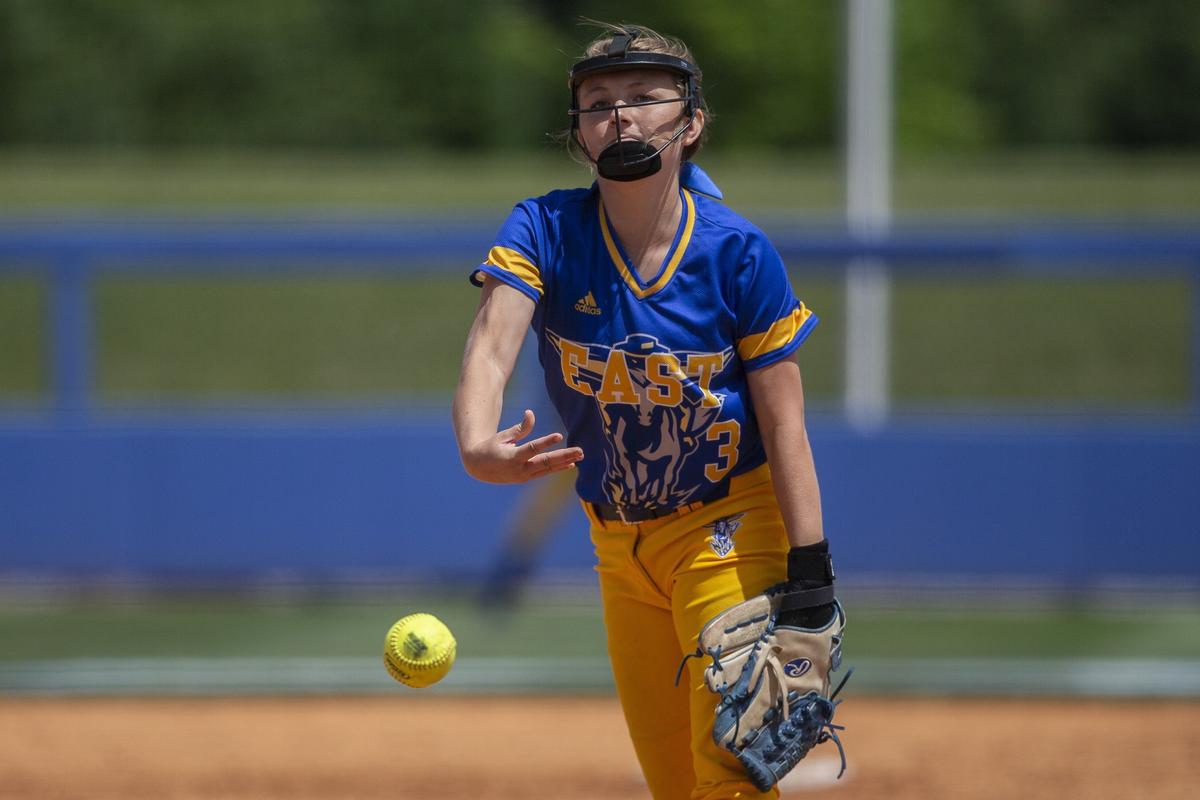 Warren East freshman Emma Markham came on in relief Friday and struck out the first four batters she faced.