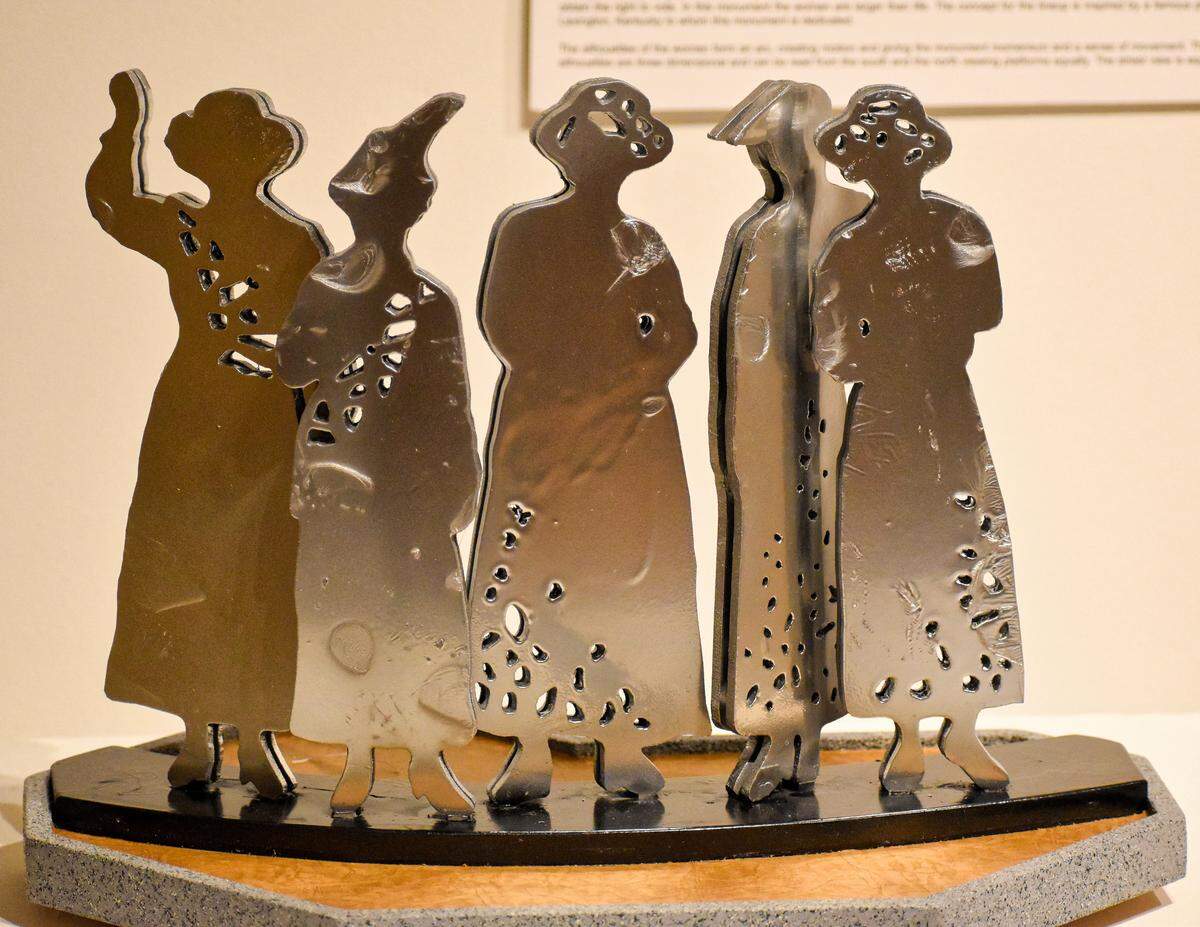 Barbara Grygutis’ design of five women suffragists has been selected as the first statue to honor the achievements of women. The installation will be unveiled in August 2020, for the celebration of the 100th anniversary of the 19th Amendment.