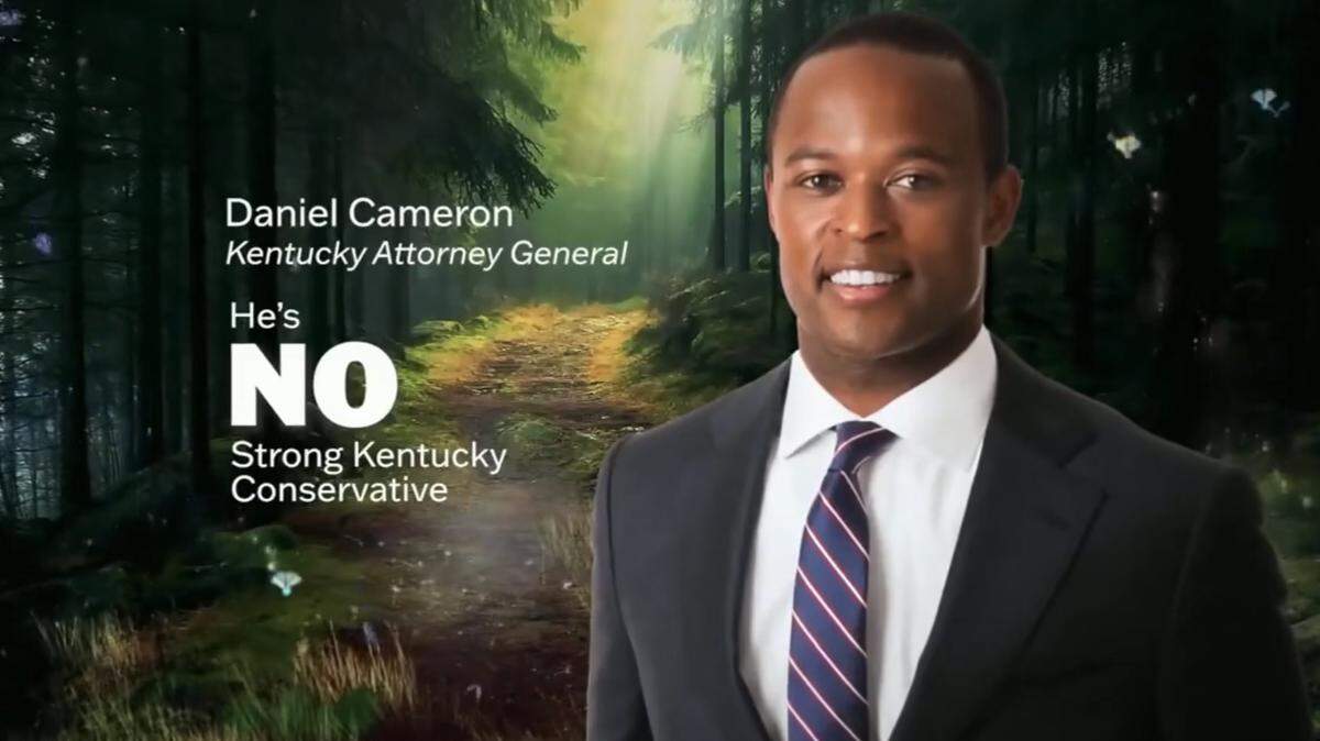A screenshot from an ad aired by Commonwealth PAC, a group supporting Kelly Craft’s run for governor.