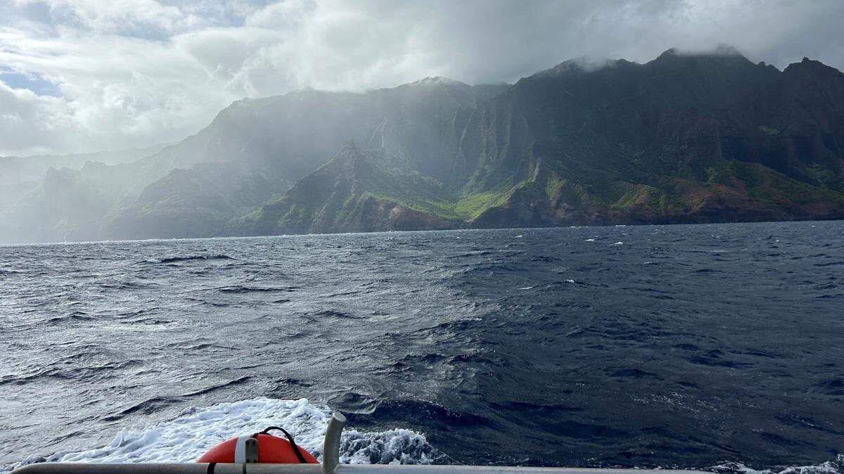 Coast Guard officials conduct search and rescue operations after a tourist helicopter crashed in Hawaii. Kentuckians Amy Ruark Quintua and James Quintua were killed in the crash.