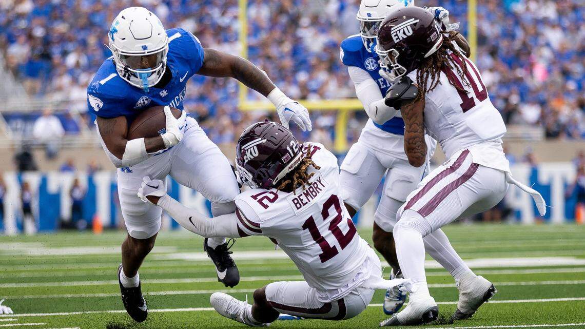 Final statistics from Kentucky football’s 28-17 win over Eastern Kentucky