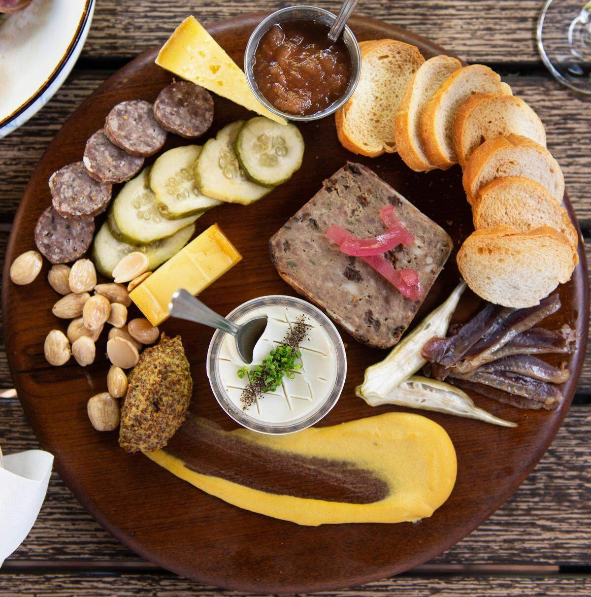 Charcuterie at Preserved restaurant