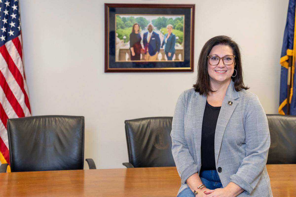 Cherlynn Stevenson in the Capitol annex, Monday Dec. 9, 2024 in Frankfort, Ky.