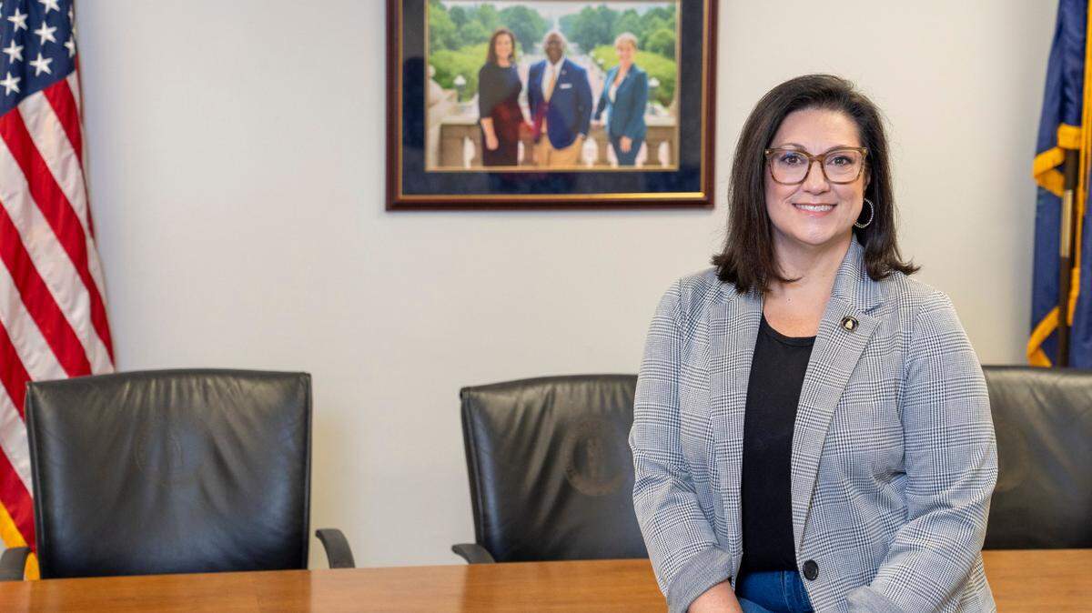 Cherlynn Stevenson in the Capitol annex, Monday Dec. 9, 2024  in Frankfort, Ky. 