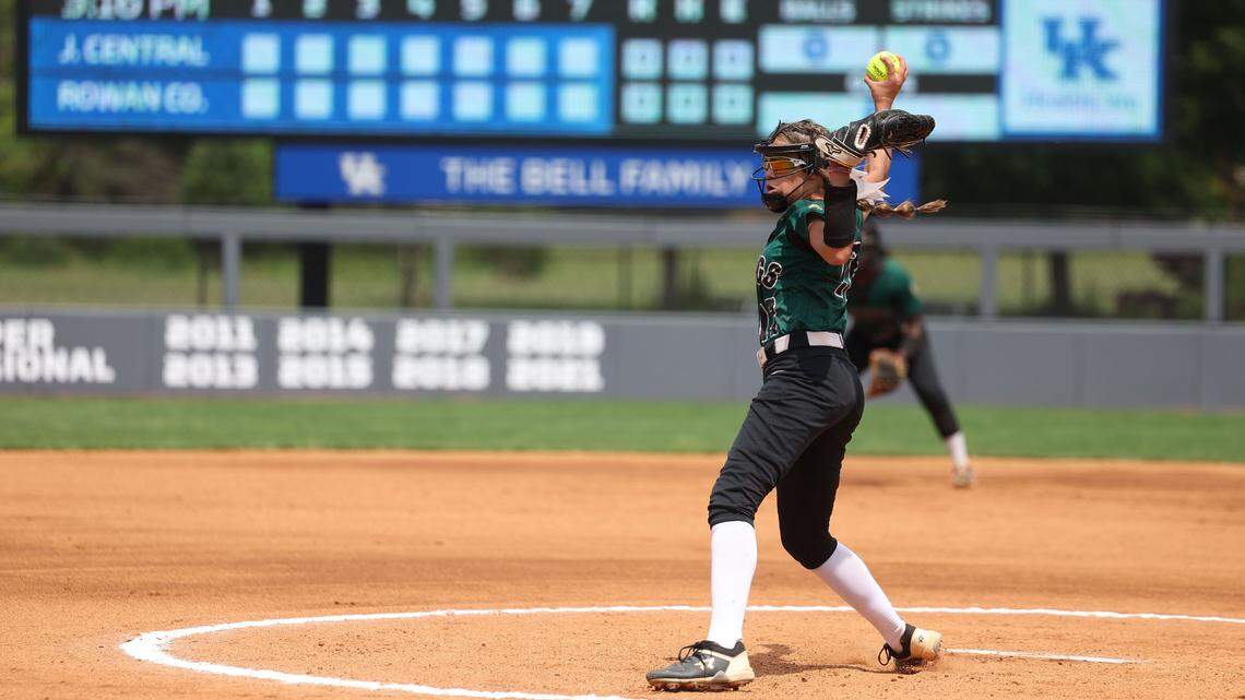 ‘We just had each other’s back.’ Freshman ace leads Rowan County to state softball semis.