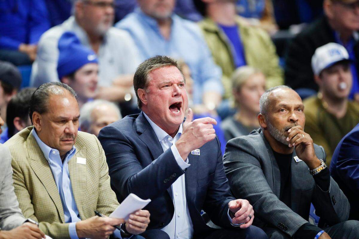 Kansas coach Bill Self is 9-6 against Kentucky and has won three of the past four meetings against UK.