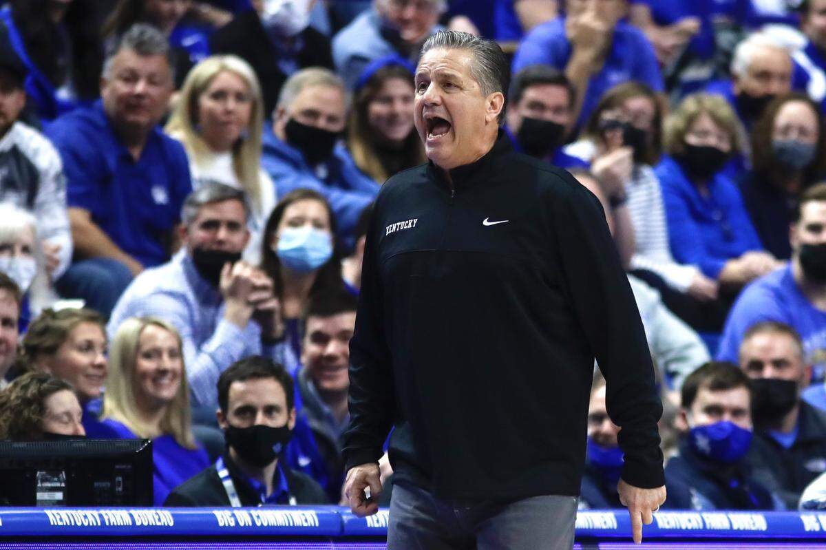 John Calipari has led the Wildcats to a 10-2 start in 2021-22, one more victory than Kentucky achieved all of last season.