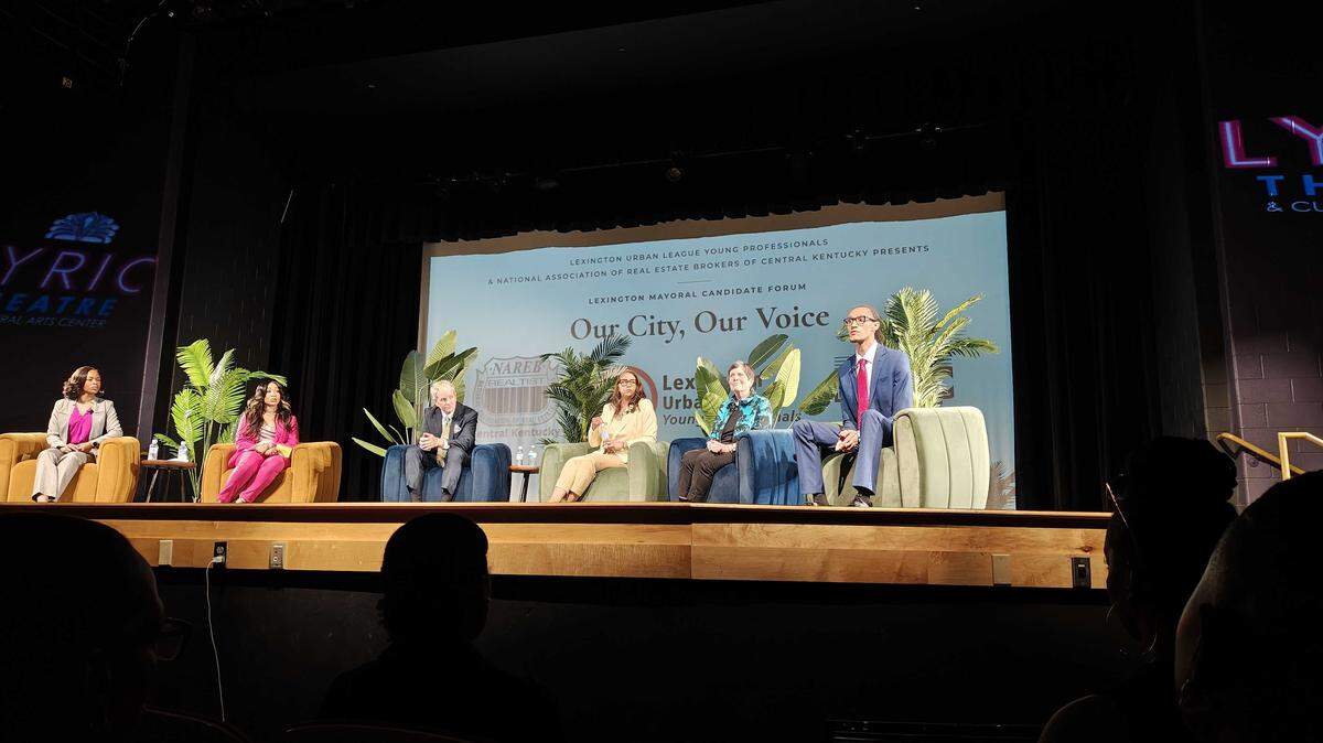 Lexington mayoral candidates Greg O’Neal, Raquel Carter, incumbent Linda Gorton and Darnell Tagaloa share their visions for Lexington in an April 14 forum.