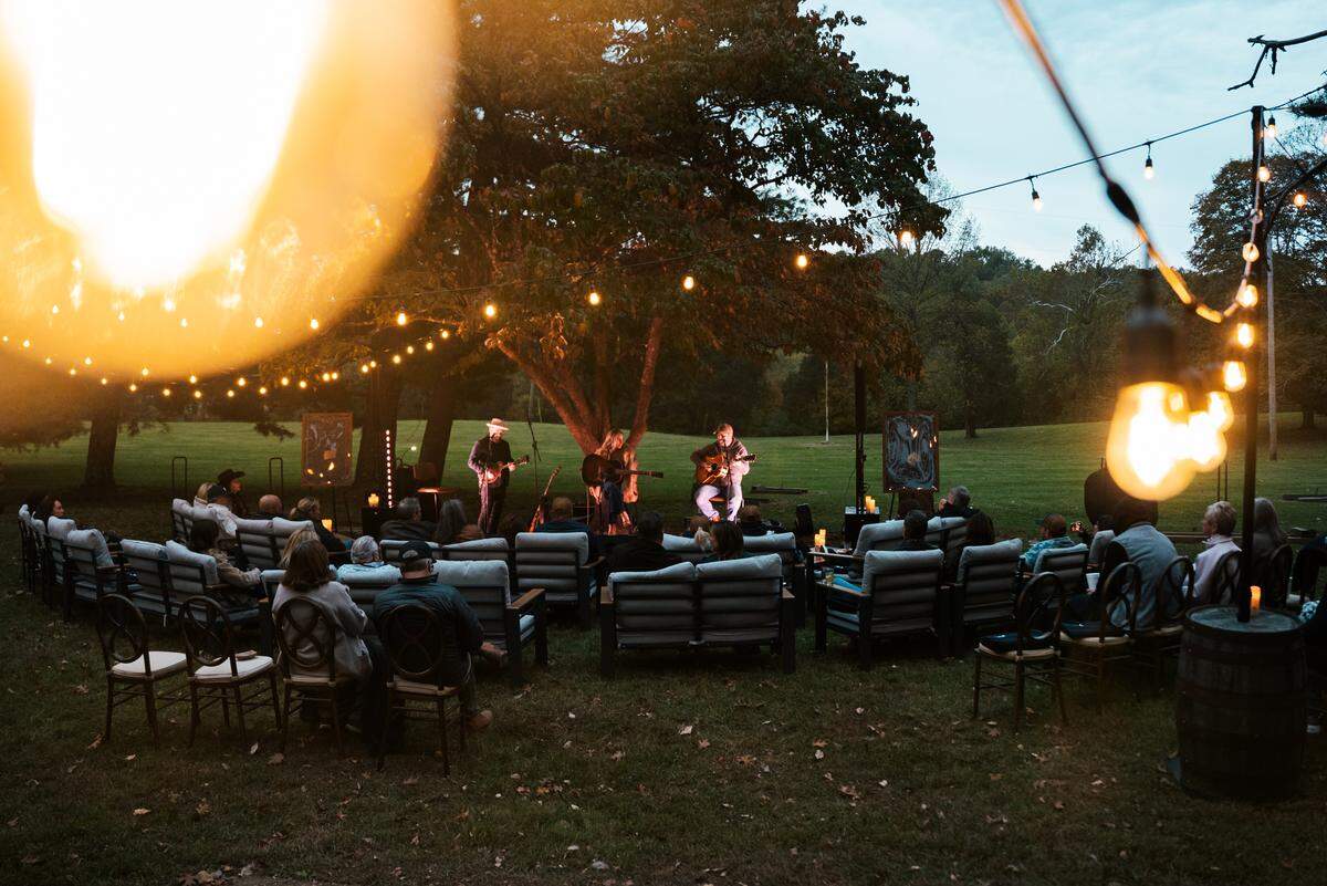 SIP Bardstown events included intimate music from songwriters Kristian Bush, Lauren Jenkins and Tyler Reeve at the James B. Beam Distillery.
