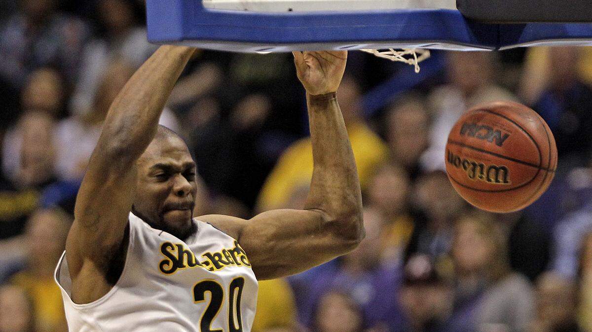 Kadeem Coleby, who dunked during a Wichita State game against Cal Poly in 2014, will be playing for the Bahamas National Team.