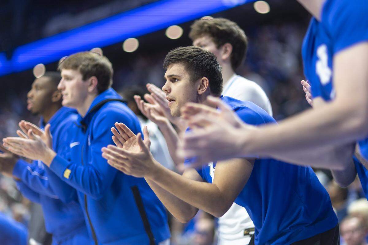 Kentucky guard Kerr Kriisa was averaging 4.4 points, 2.4 rebounds and 3.8 assists in 17.3 minutes per game before he was injured in December.