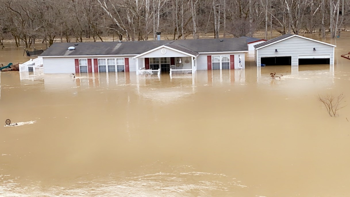 Linda Morris and her husband lost their home and most of their belongings to flood waters in Breathitt County in early March.