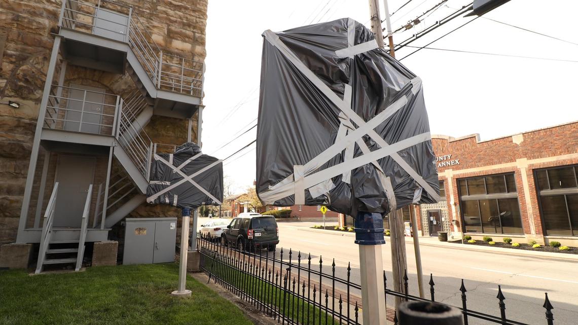 Two of three markers on 5th street in Shelby county will be dedicated Saturday to note the 6 lynchings in downtown Shelbyville from 1878 to 1911. April 7, 2021.