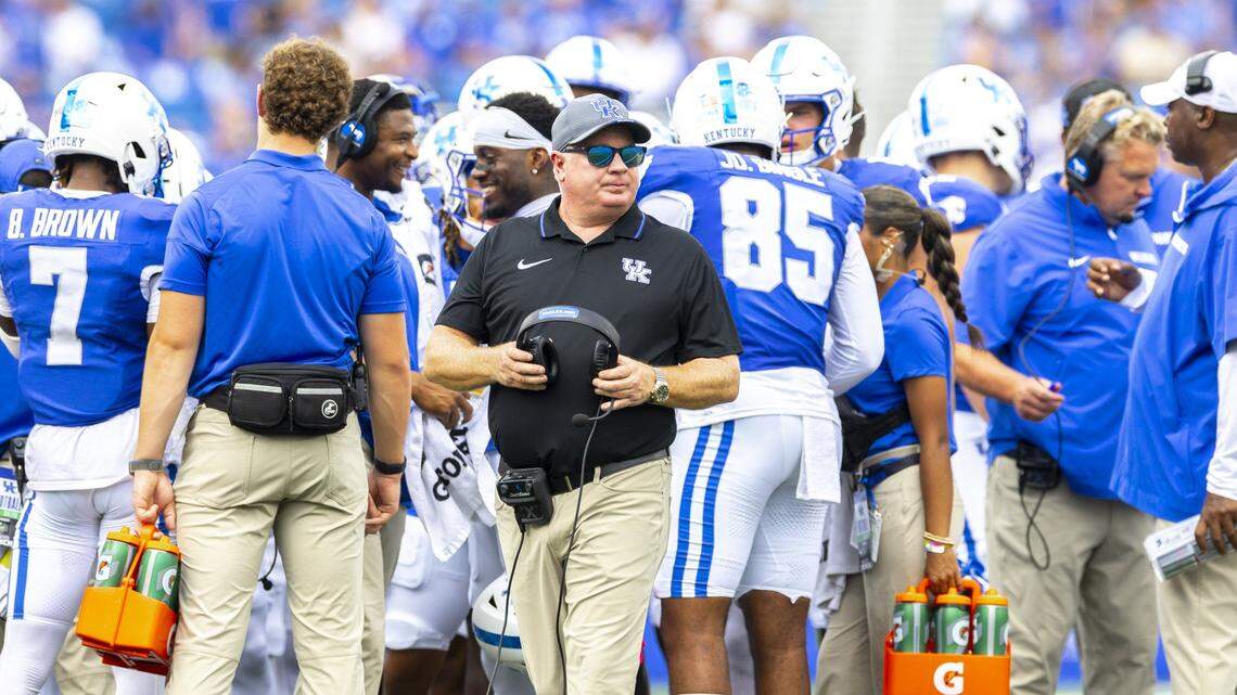 ‘Good to get back into the win column.’ Everything Mark Stoops said after UK beat Ohio.