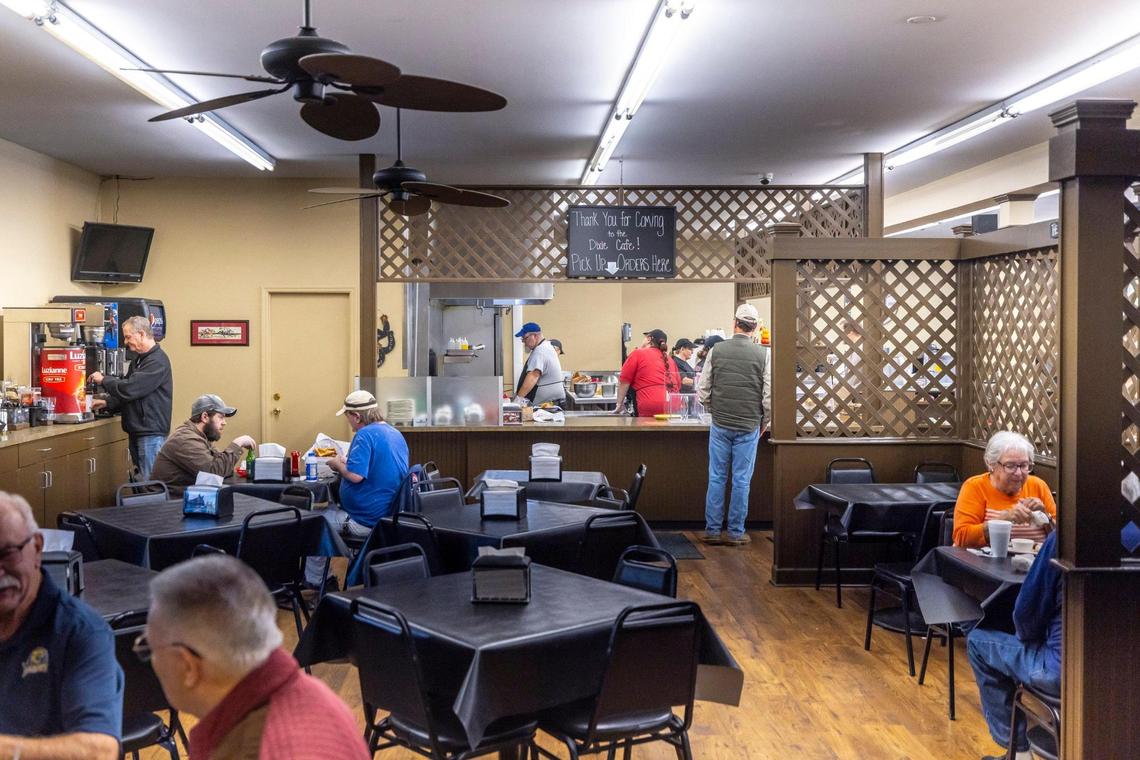 The Dixie Cafe & Quick Stop is located at 108 Keene-South Elkhorn Rd. in Keene, Ky.