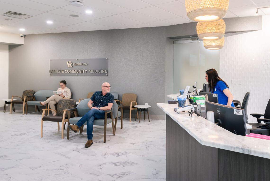 The inside of the new UK HealthCare clinic in the Hamburg area of Lexington.