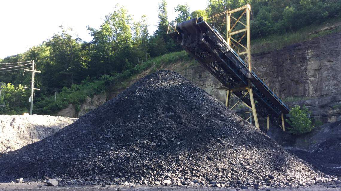 A Blackjewel LLC mine in Harlan County sat idle on July 5, 2019, in the wake of the company’s bankruptcy.
