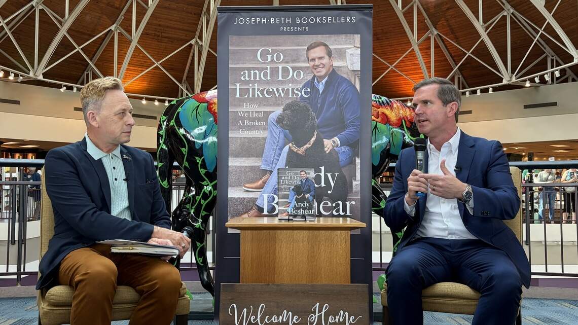 Gov. Beshear touts potential presidential run as he promotes memoir in Lexington