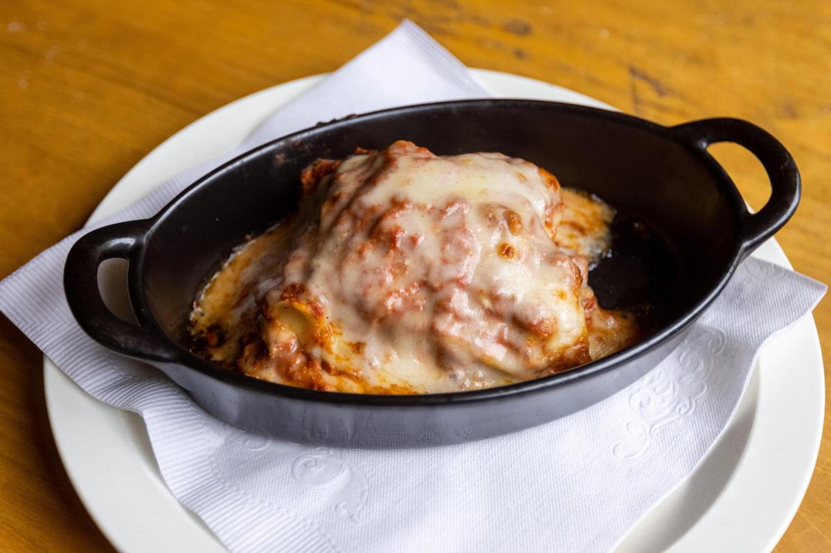 Mama’s Meat Lasagna from PapaLeno’s. You know it’s good when you have to allow for additional time to cook.