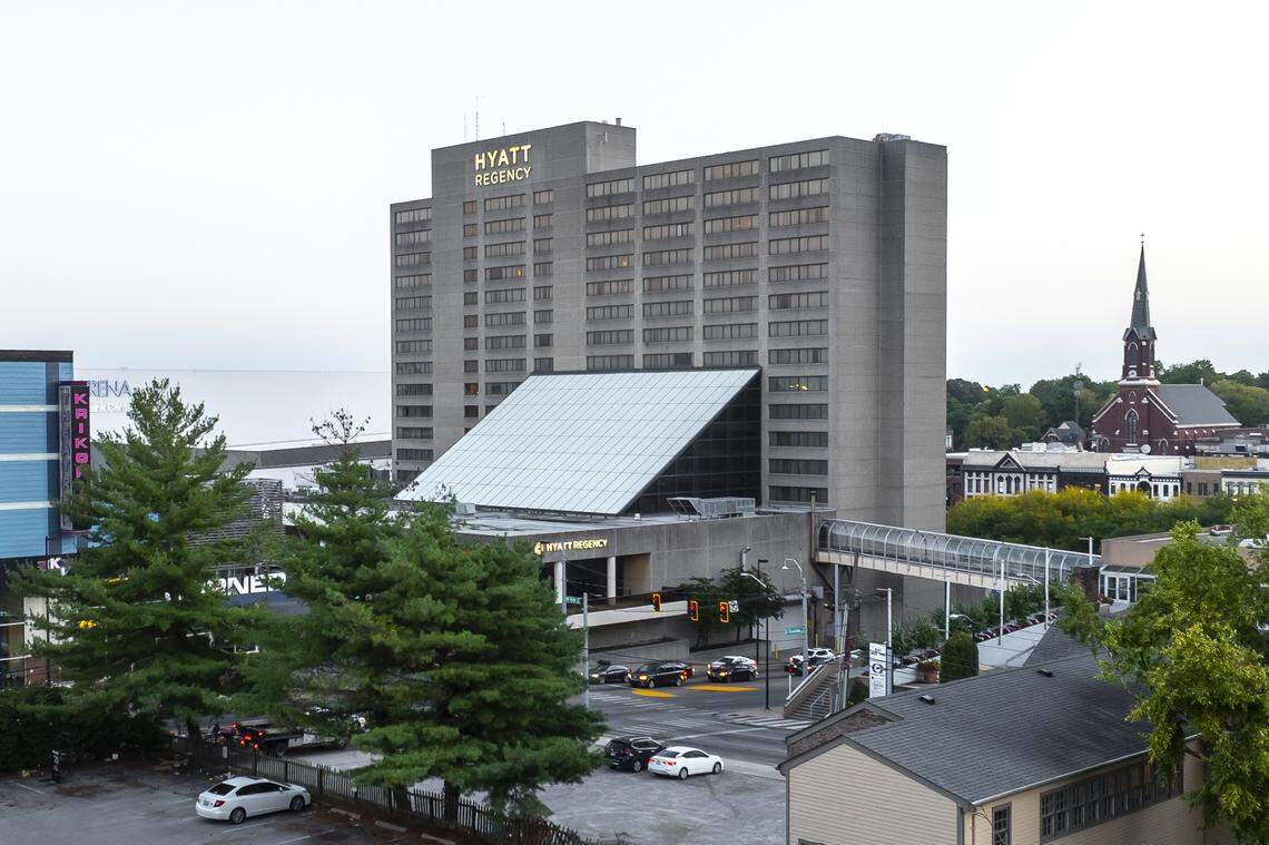 A state tourism board approved potential incentives for a possible project that would include major renovations to the Hyatt Regency hotel next to Rupp Arena in downtown Lexington.