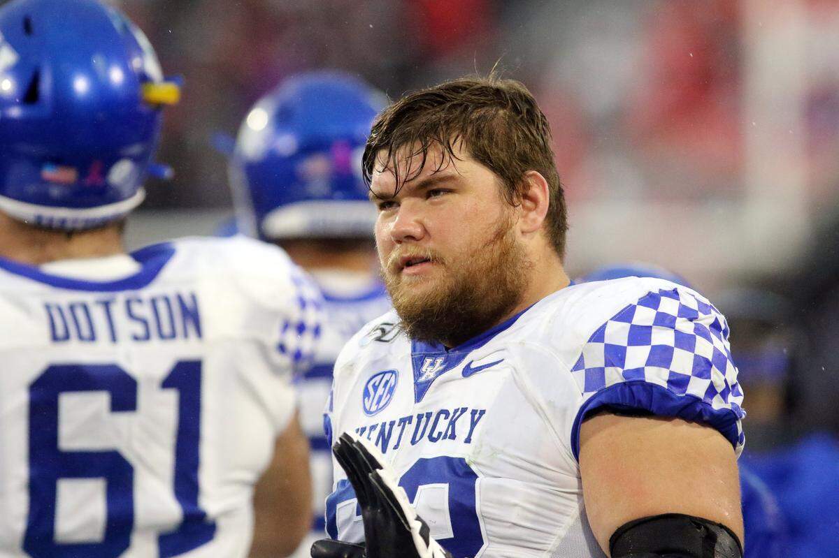 UK center Drake Jackson said he enjoys playing in the rain. He might get his wish for the second week in a row against Missouri on Saturday.