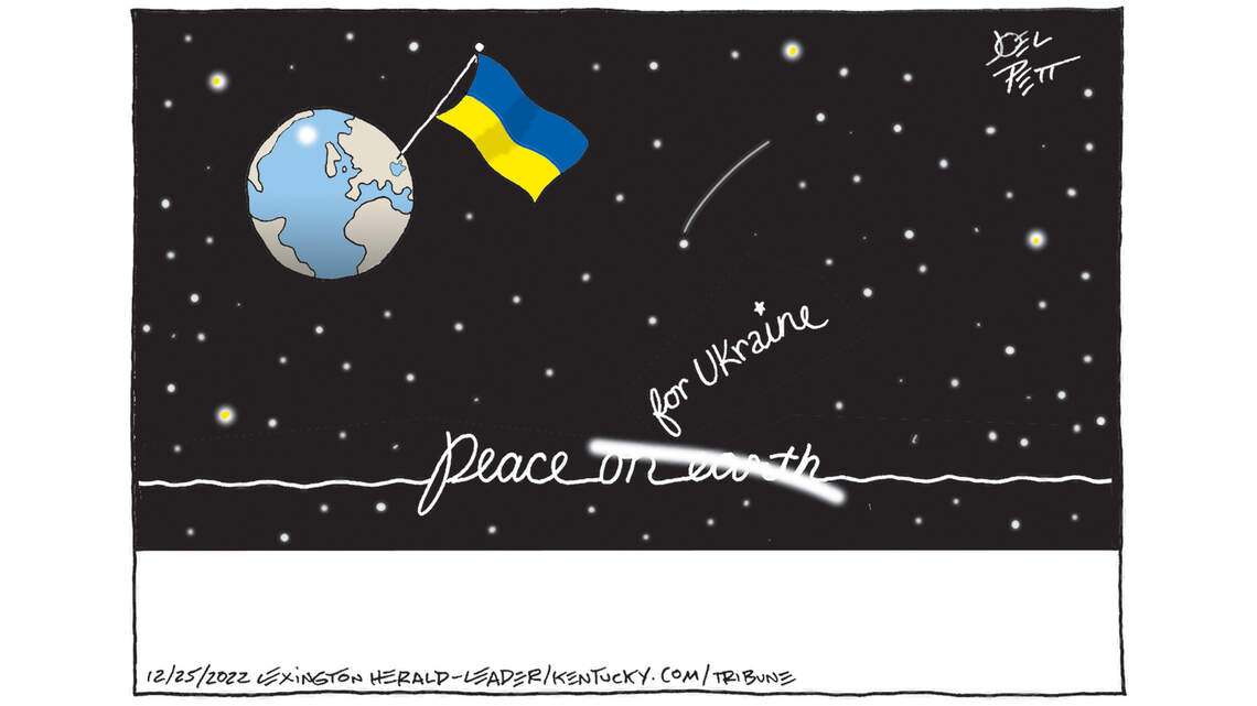 Joel Pett: A wish for peace